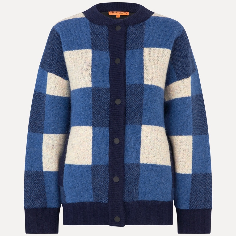 Stine Goya Check Bomber Jacket